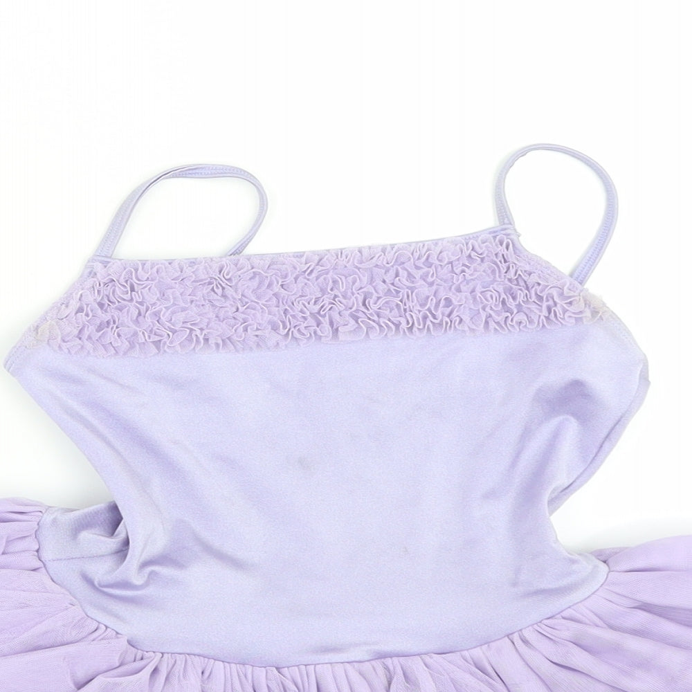 Bloch Girls Purple   Tutu Dress  Size 8-9 Years