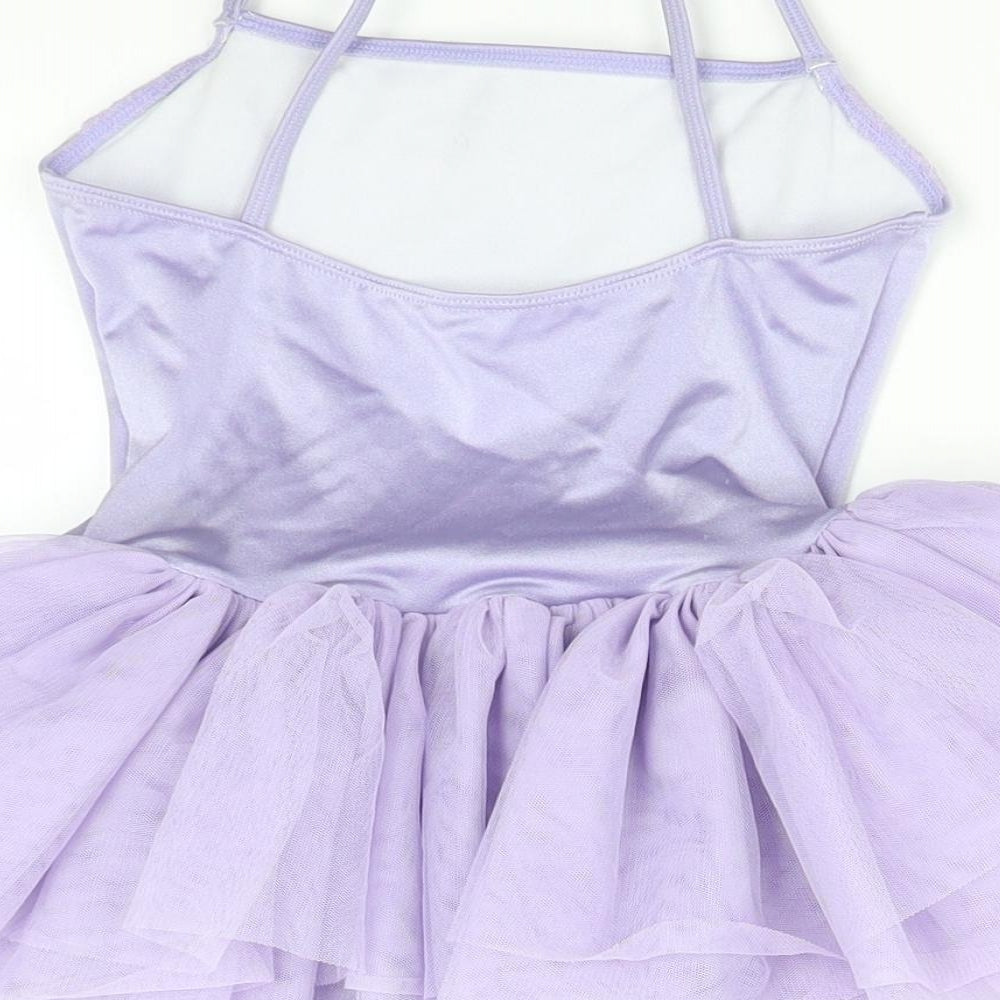 Bloch Girls Purple   Tutu Dress  Size 8-9 Years