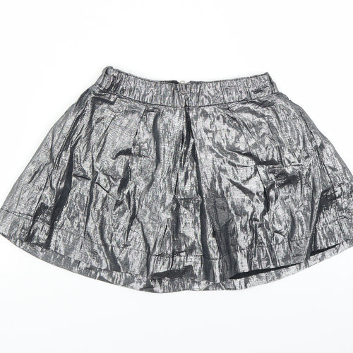 Gap Girls Silver   A-Line Skirt Size 7 Years
