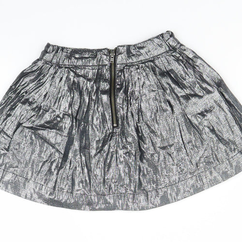 Gap Girls Silver   A-Line Skirt Size 7 Years