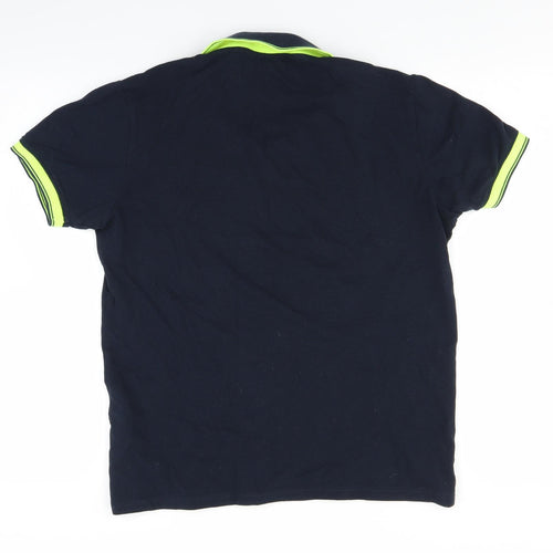 Dissident Mens Blue    Polo Size M