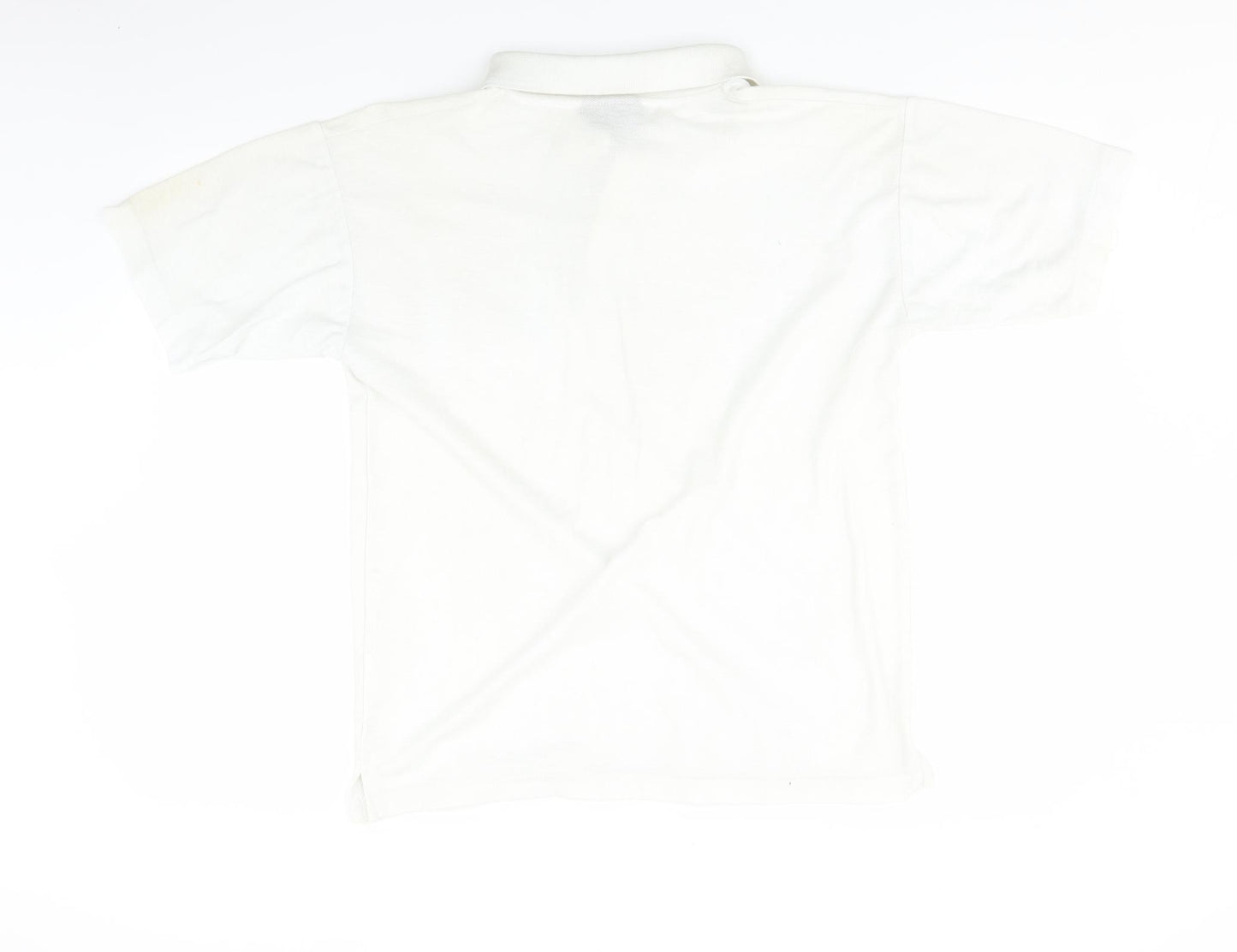 High Street Mens White    Polo Size M
