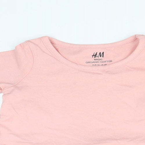 H&M Girls Pink   Basic Casual Size 0-3 Months