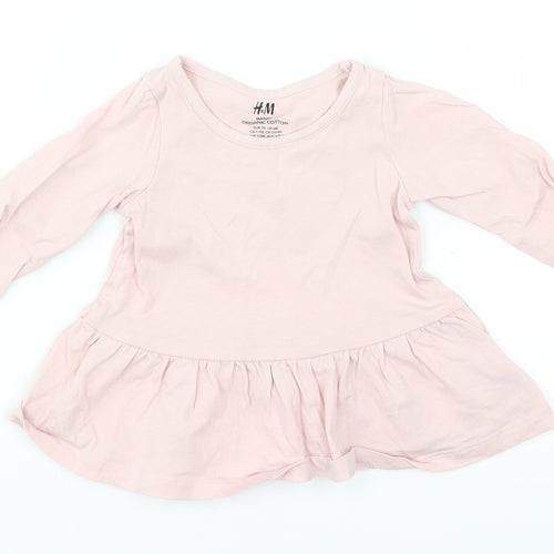 H&M Baby Pink   Basic T-Shirt Size 0-3 Months
