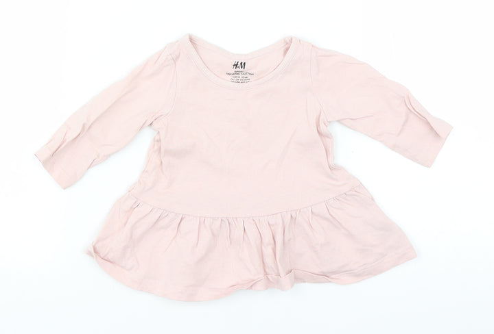 H&M Baby Pink   Basic T-Shirt Size 0-3 Months