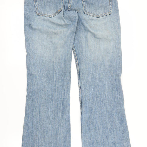 FCUK Womens Blue  Denim Bootcut Jeans Size 10 L28 in