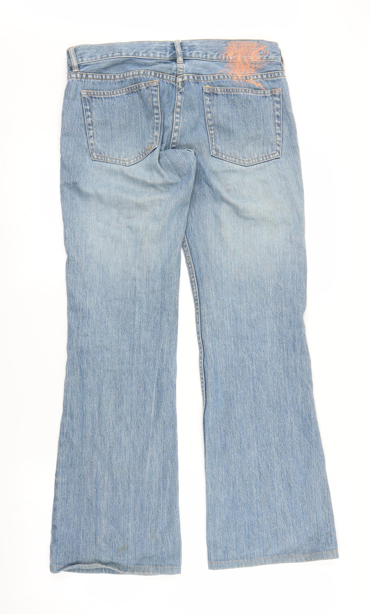 FCUK Womens Blue  Denim Bootcut Jeans Size 10 L28 in