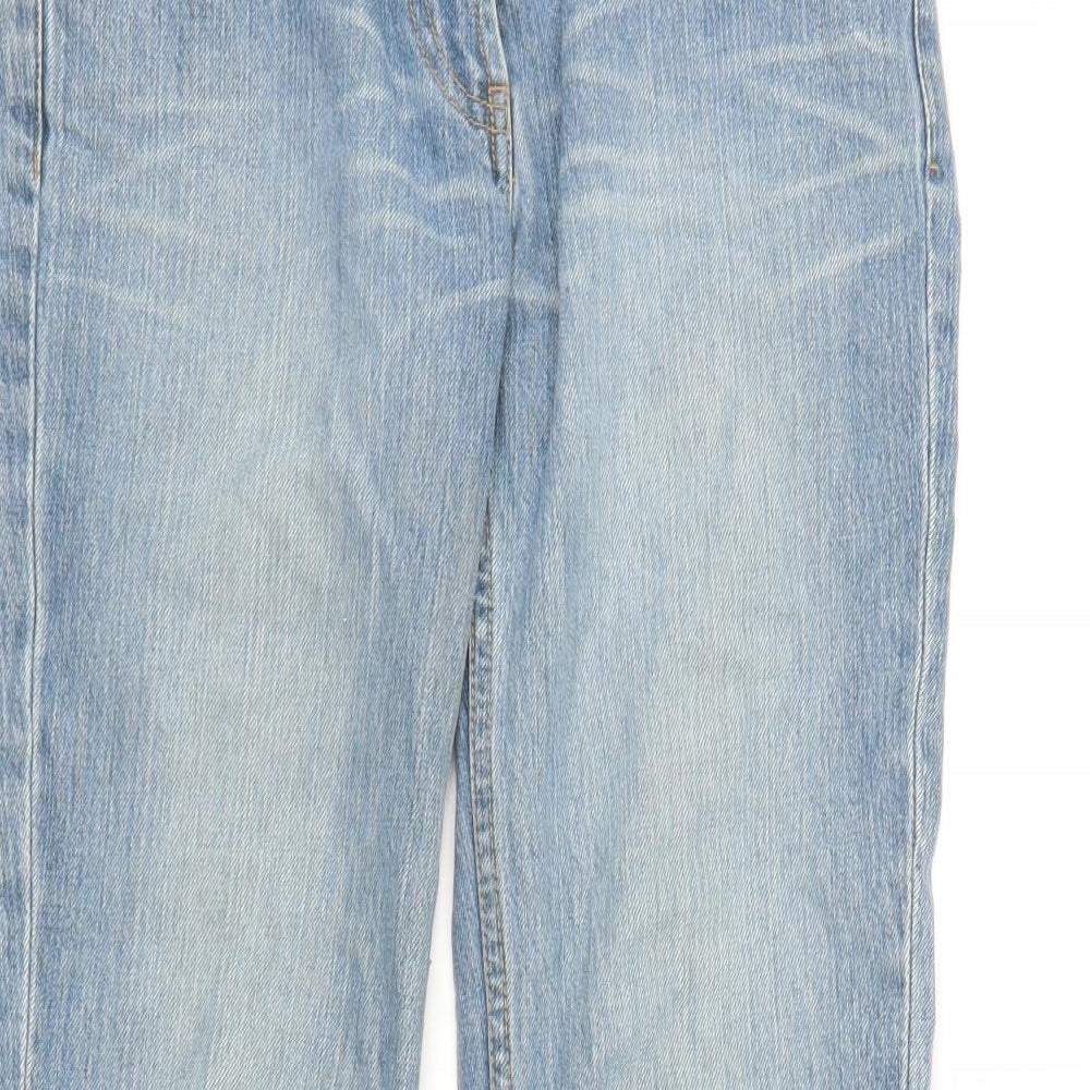 FCUK Womens Blue  Denim Bootcut Jeans Size 10 L28 in
