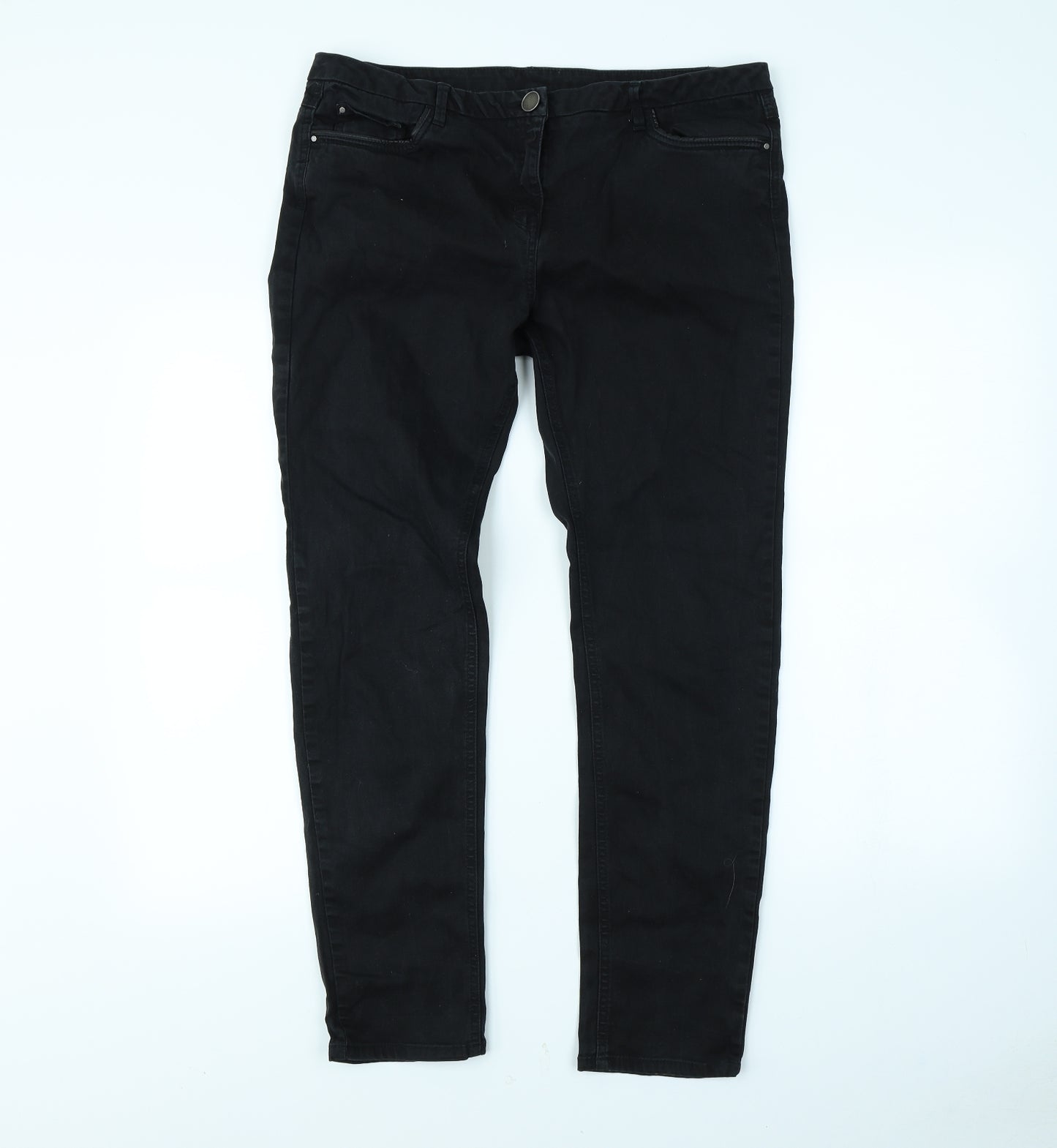 George Womens Black   Skinny Jeans Size 16 L30 in