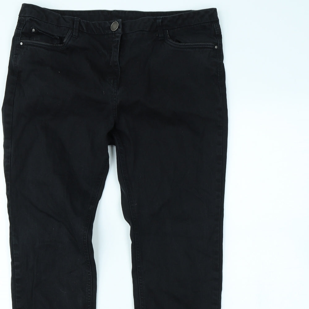 George Womens Black   Skinny Jeans Size 16 L30 in