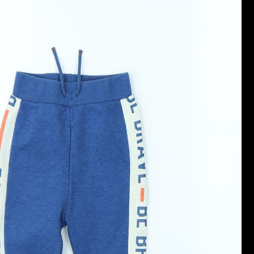 George Boys Blue   Jogger Trousers Size 2 Years