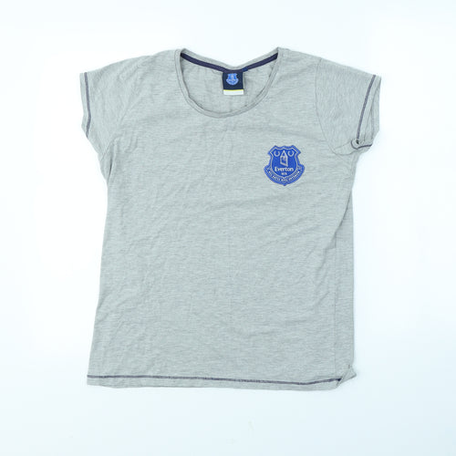 Everton Womens Grey   Basic T-Shirt Size 8  - Everton FC