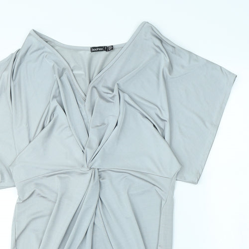 Boohoo Womens Grey   Mini  Size 14