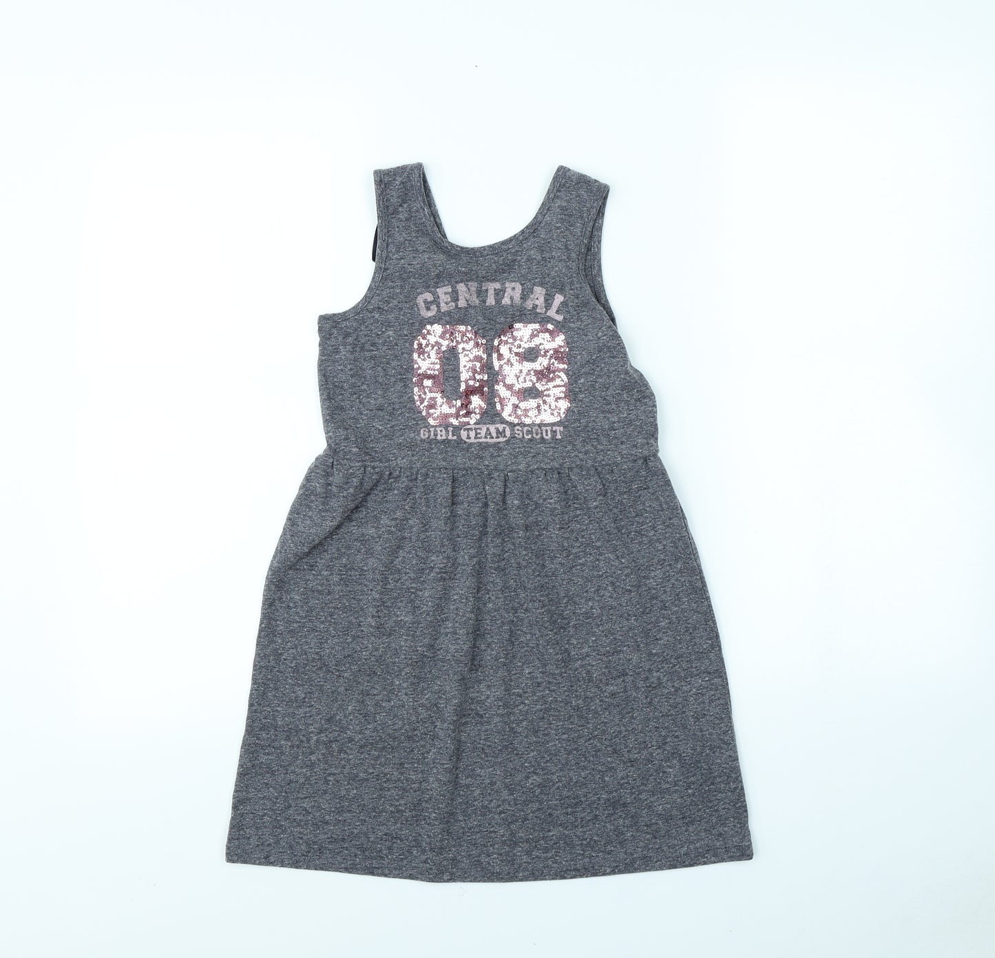 George Girls Grey   Fit & Flare  Size 6 Years