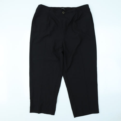 BM Womens Black   Dress Pants Trousers Size 18 L24 in