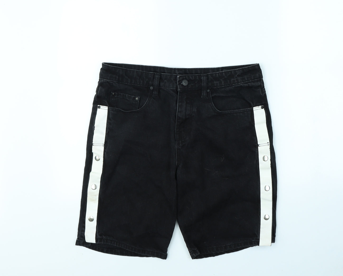 Preworn Mens Black   Chino Shorts Size 34 in