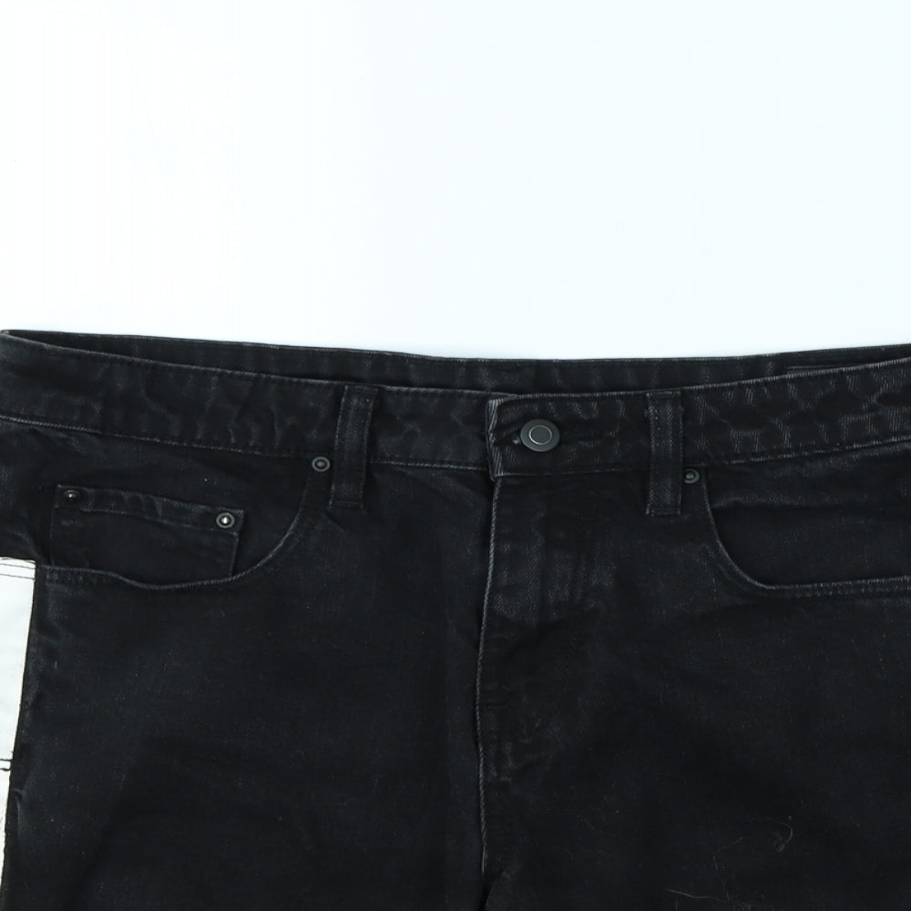 Preworn Mens Black   Chino Shorts Size 34 in
