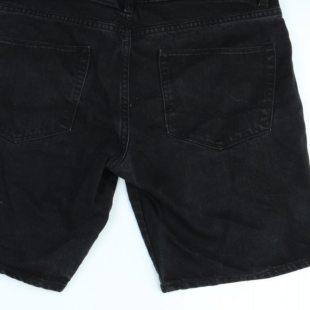 Preworn Mens Black   Chino Shorts Size 34 in