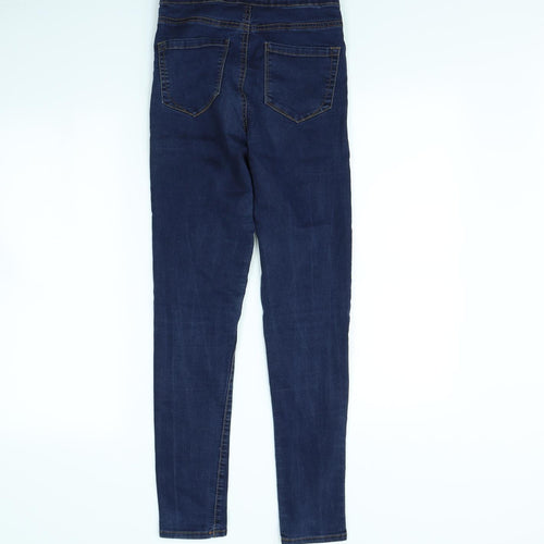 Denim & Co. Womens Blue   Skinny Jeans Size 10 L29 in