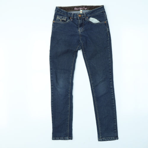 Denim & Co. Womens Blue   Skinny Jeans Size 6 L30 in