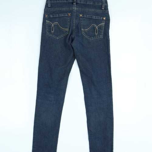 Denim & Co. Womens Blue   Skinny Jeans Size 6 L30 in