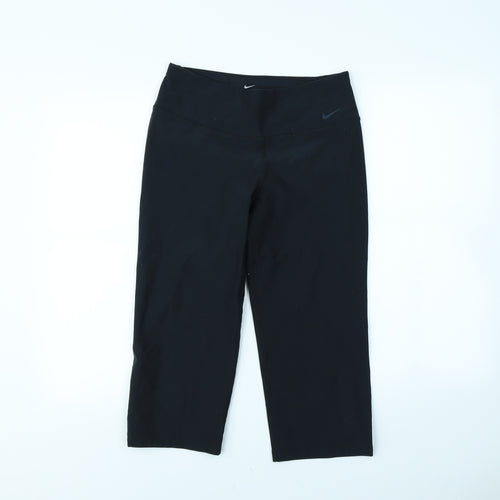 Nike Womens Black   Cropped Leggings Size M L20 in