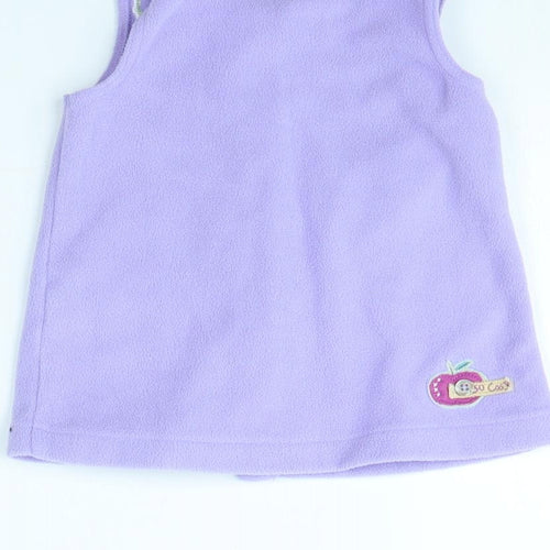 NEXT Girls Purple   Gilet Jacket Size 3-6 Months