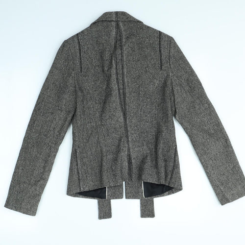 Wallis Womens Brown Herringbone  Jacket  Size 8