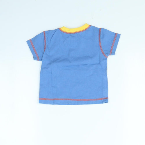 Adams Baby Boys Blue   Basic T-Shirt Size 6-9 Months