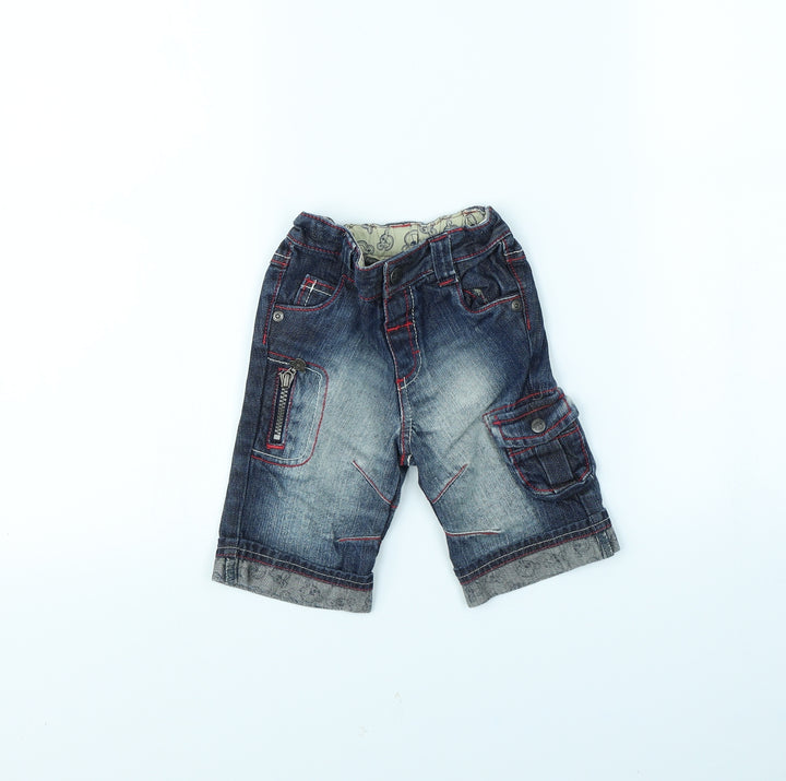 NEXT Baby Blue Cargo Jeans Size 3-6 Months