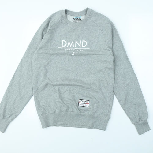 DMND Mens Grey   Pullover Jumper Size S