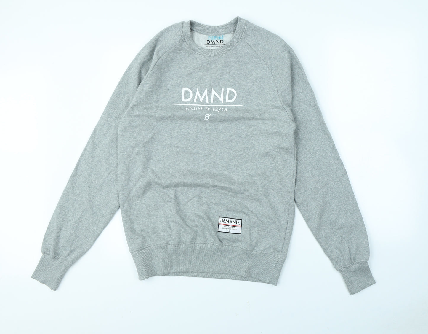 DMND Mens Grey   Pullover Jumper Size S