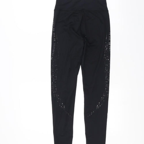 Workout Womens Black   Jogger Leggings Size XS L26 in
