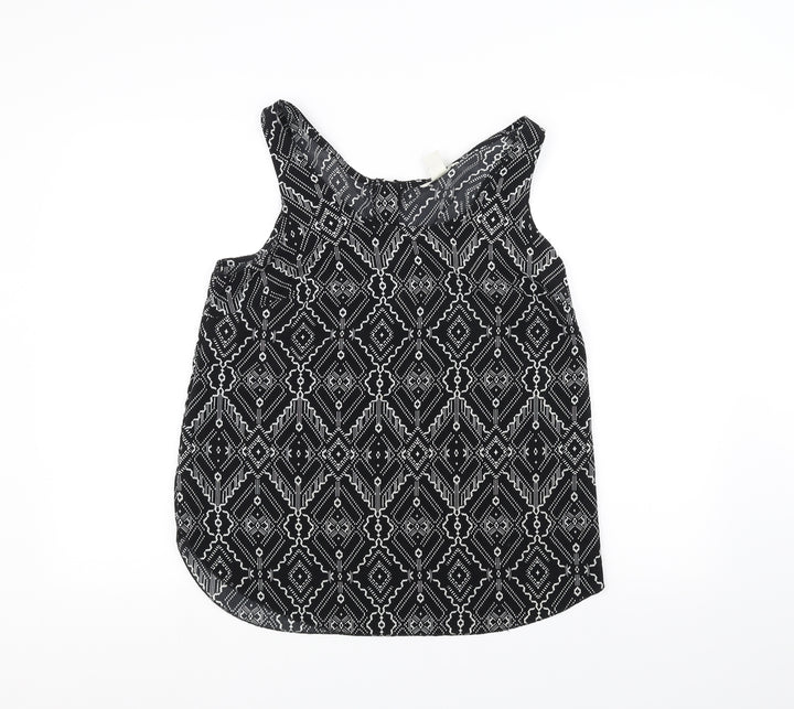 H&M Womens Black   Basic T-Shirt Size S