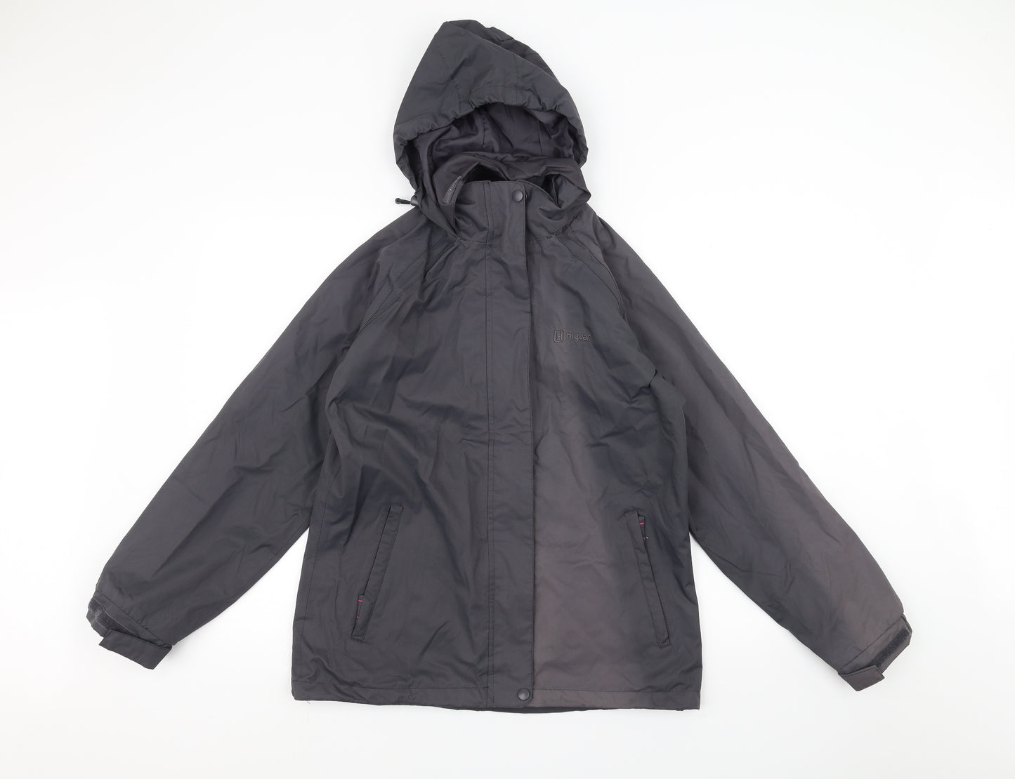Hi Gear Womens Grey   Rain Coat Coat Size 10