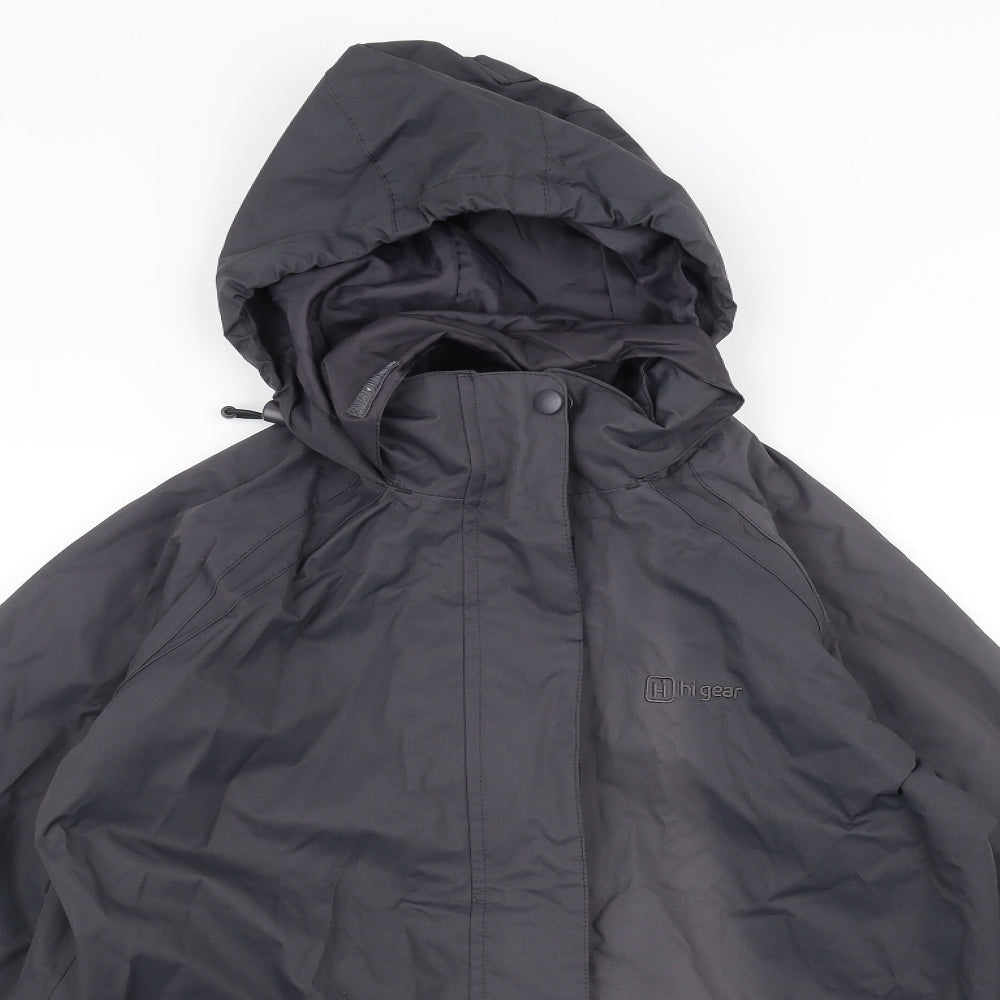 Hi Gear Womens Grey   Rain Coat Coat Size 10