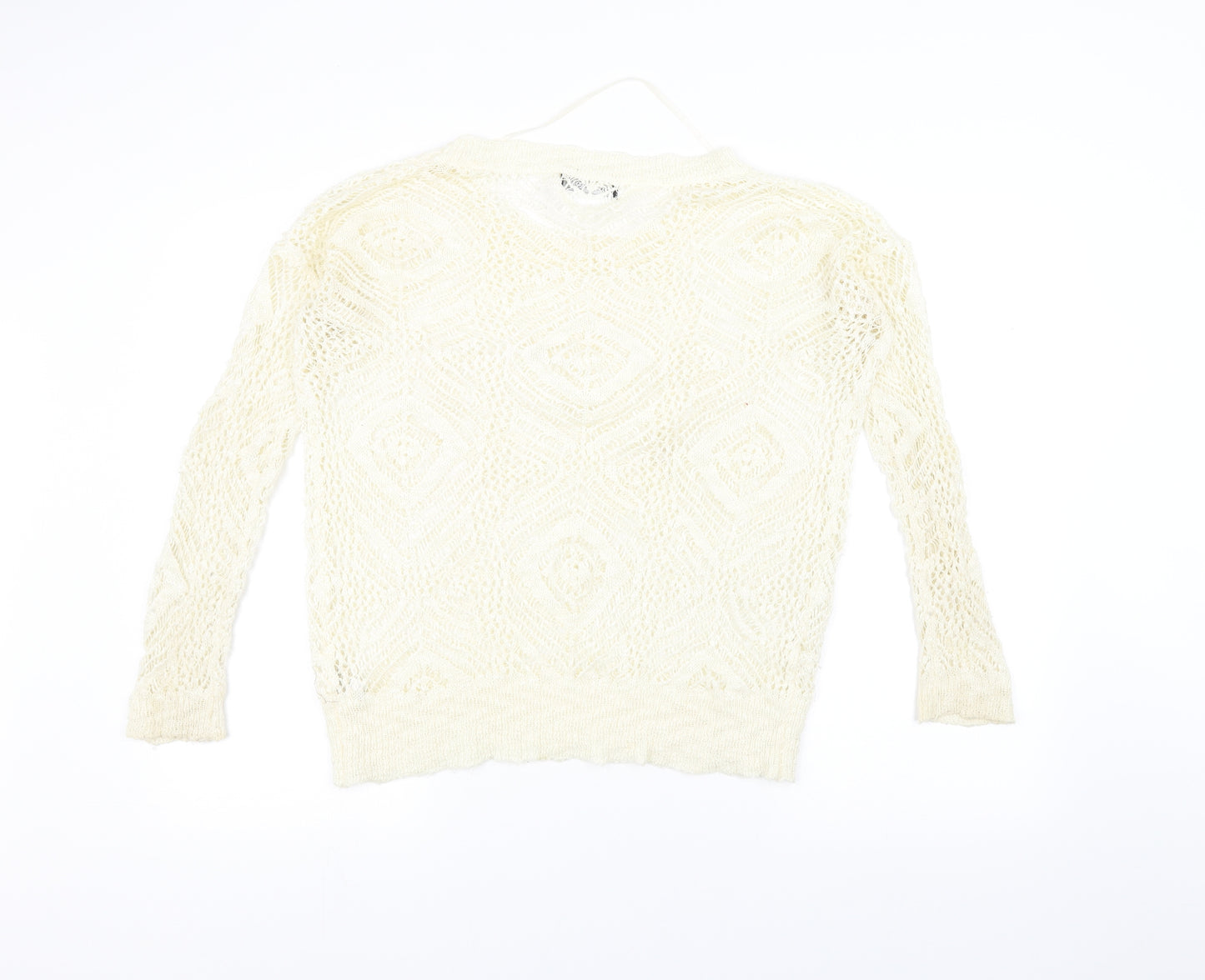 Atmosphere Womens White   Pullover Jumper Size 8