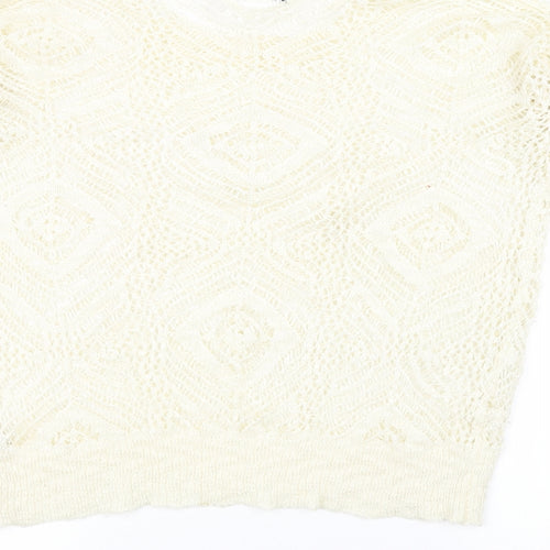 Atmosphere Womens White   Pullover Jumper Size 8