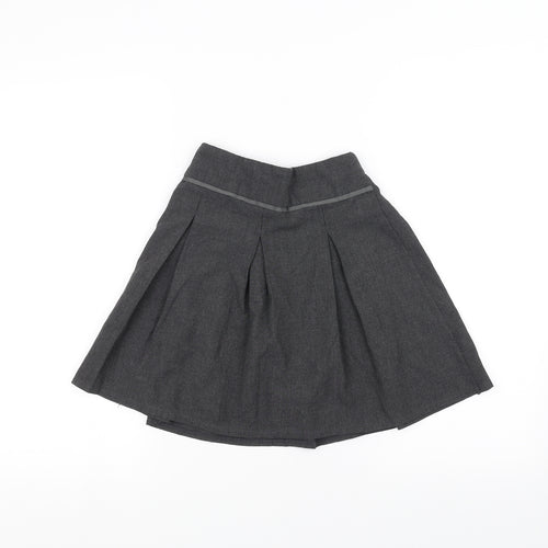 TU Girls Grey   A-Line Skirt Size 8 Years - School