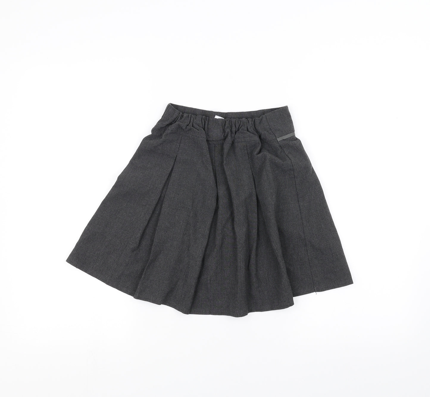 TU Girls Grey   A-Line Skirt Size 8 Years - School