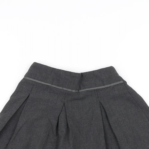 TU Girls Grey   A-Line Skirt Size 8 Years - School