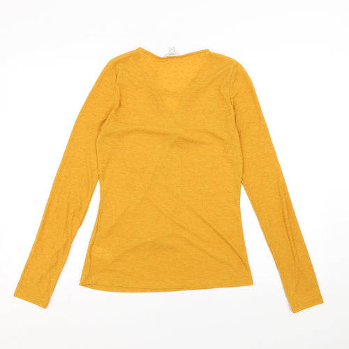 NEXT Womens Yellow   Basic T-Shirt Size 10