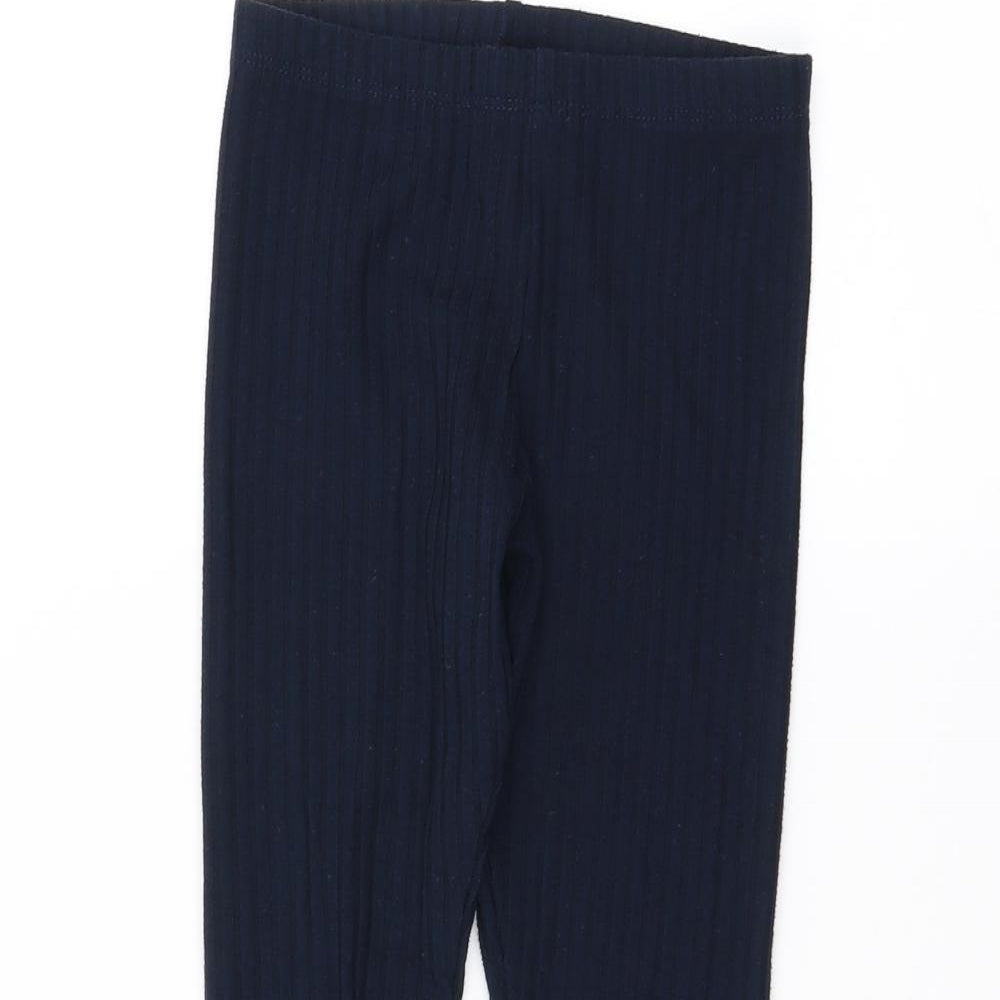 F&F Girls Blue   Sweatpants Trousers Size 6-7 Years