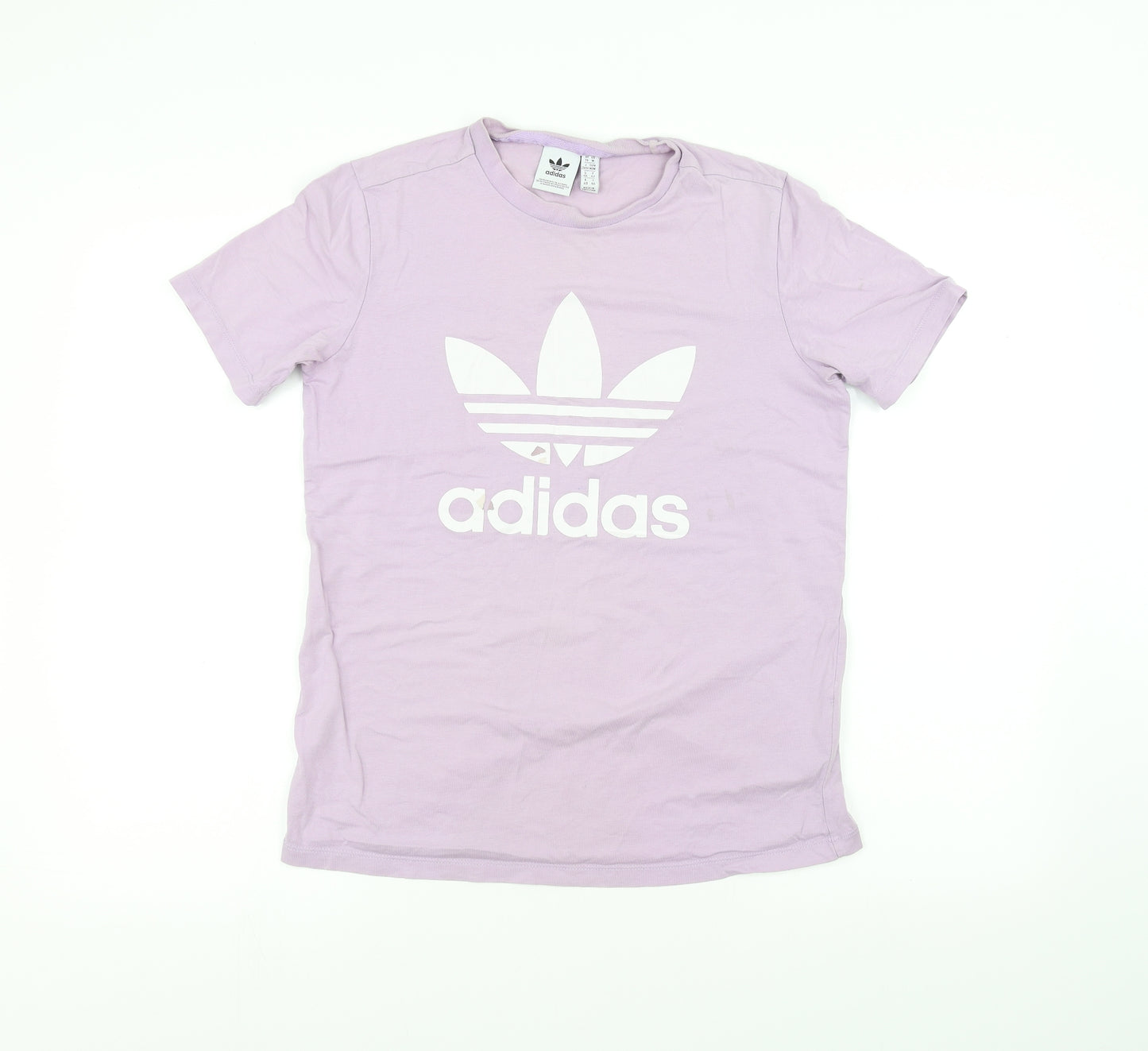 adidas Womens Purple   Basic T-Shirt Size 14