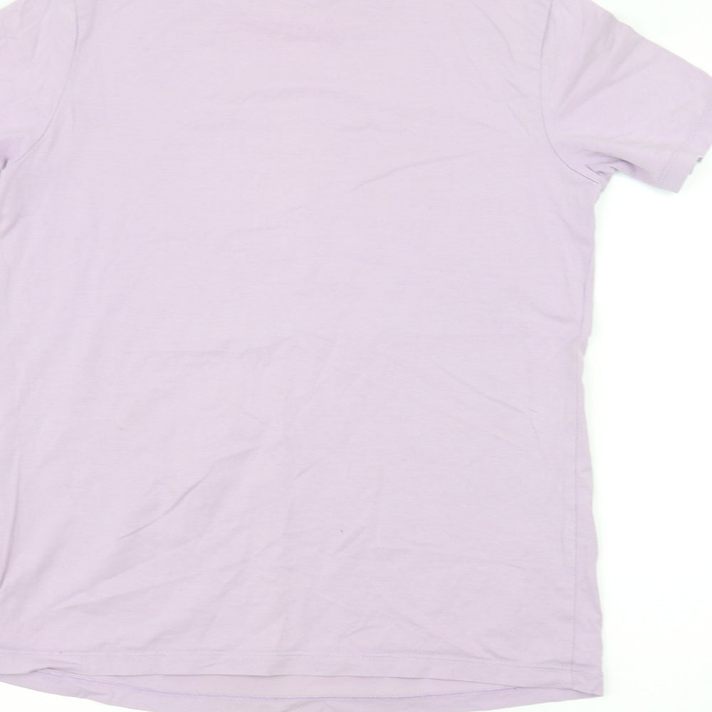 adidas Womens Purple   Basic T-Shirt Size 14