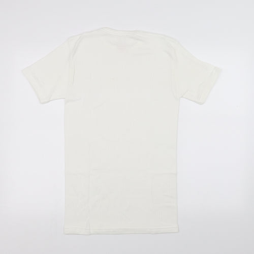 Preworn Womens White   Basic T-Shirt Size M