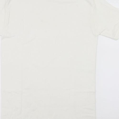 Preworn Womens White   Basic T-Shirt Size M