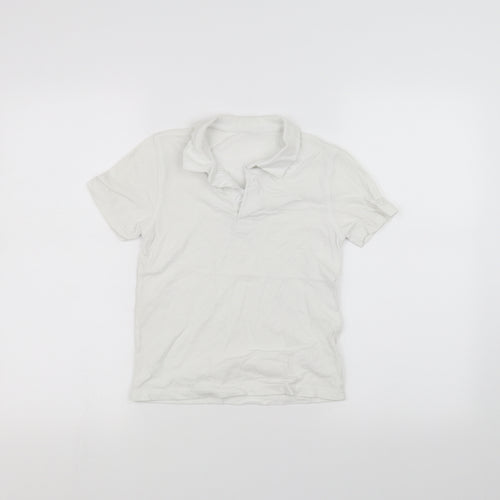 George Boys White   Basic Polo Size 6-7 Years
