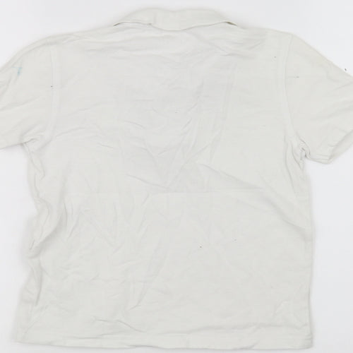 George Boys White   Basic Polo Size 6-7 Years