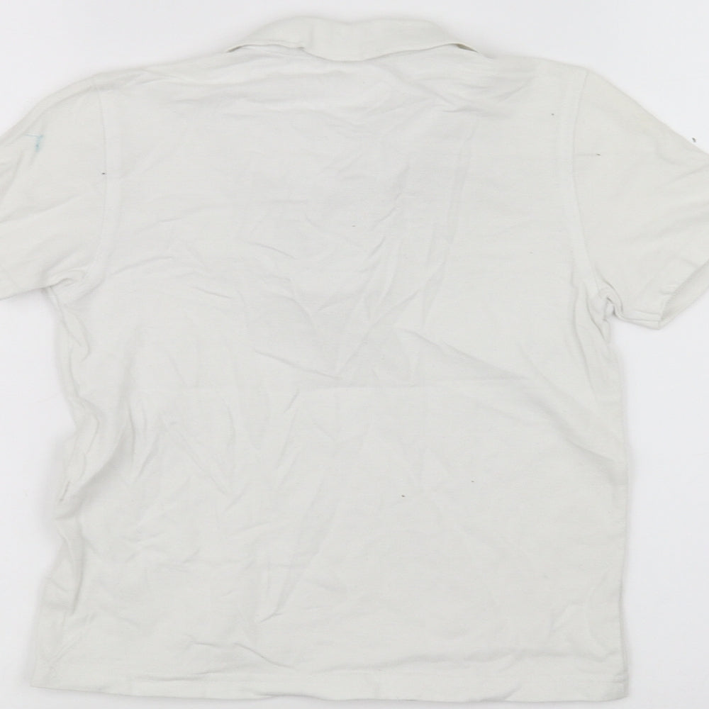 George Boys White   Basic Polo Size 6-7 Years